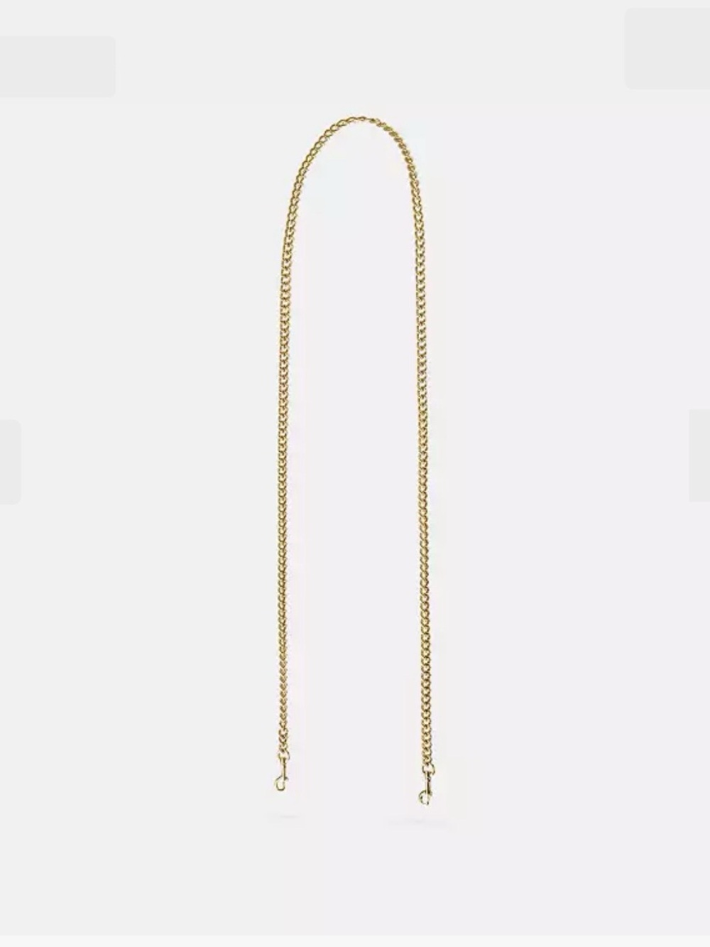 Coach Gold Brass Chain Strap